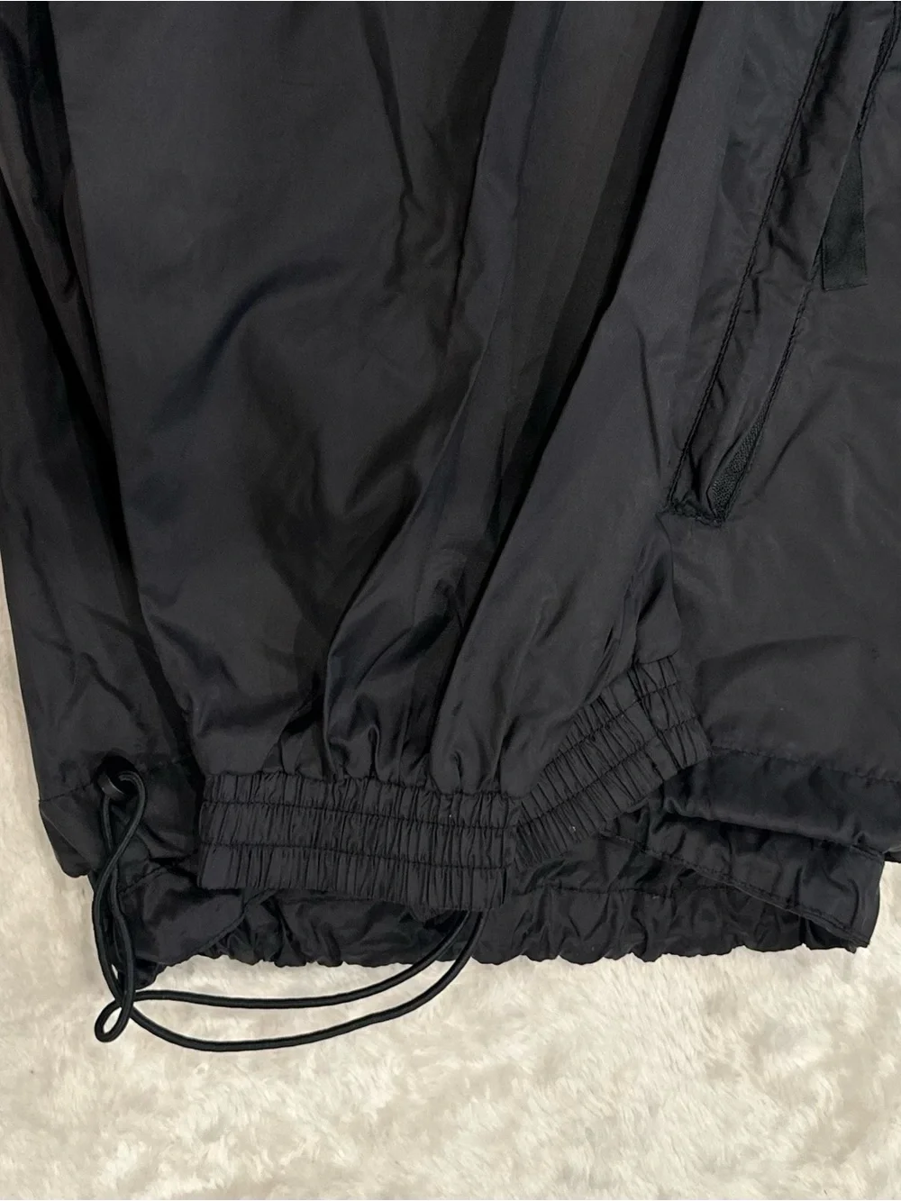 Vintage 1999 Champion Purdue Boilermakers 1/4 Zip Anorak Jacket XL Black 90s Y2K